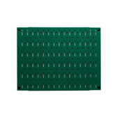 Scratch & Dent 12in Tall x 16in Wide Pegboard Panel - Green Metal Pegboard