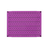 Scratch & Dent 12in Tall x 16in Wide Pegboard Panel - Purple Metal Pegboard