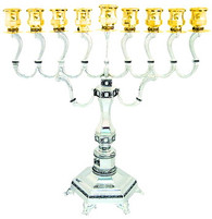 Stunning Gold and Silver Menorah. Nickel | 41921