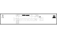 Ignition HT Lead set assembled in the UK 73655