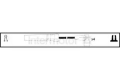 Ignition HT Lead set assembled in the UK 76024