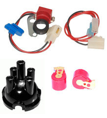 Electronic Ignition Kit fits Lucas 23D & 25D Distributor with Cap & rotor arm