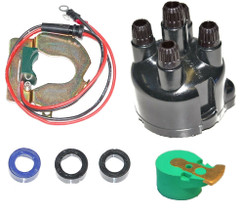 Electonic ignition kit Cap & Rotor arm Negative earth Lucas DKY4A & DKYH4A