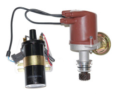 New Fiat 124 Spider Distributor S144 with electronic ignition coil and module