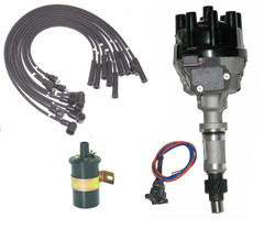 Land Rover 3.5 V8 Points upgraded Electronic Distributor Coil & Leads Stocked UK