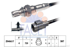 Lambda Sensor fits Volvo V70 & S70 2.4L 1997-2000 Facet 10.7763 Made in Italy