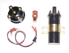 Electronic Ignition Kit + Cap & Rotor + Coil for Volvo 1800 Distributor 1962-68