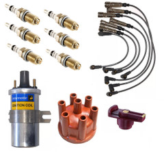 Distributor Cap Coil & HT Lead Spark Plug set for VW LT 28 31 35 40 45 50 2.4L