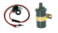 Triumph & Vauxhall  Conversion kit for 6 Cylinder Delco Distributor + Coil