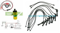 DAIMLER V8 250 Dart Majestic Positive earth Electronic ignition kit Leads & coil