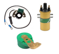 Lucas DVXH4A Distributor Electronic Conversion kit Positive Earth + Coil & Rotor