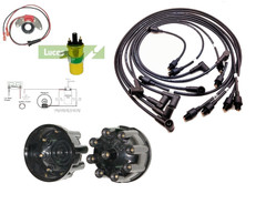 Electronic ignition HT Leads coil Cap & Rotor to Fit Rolls Royce 6.2  V8 20D8