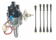 Lucas 25D 4cyl Electronic distributor ignition leads Assembled in the UK