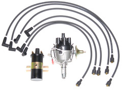 Jaguar Mk 2 3.8 Electronic Negative earth Distributor & Coil & Silicone HT leads