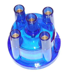 Blue translucent Distributor cap to Fit most Bosch 4 cly distributors UK Stock