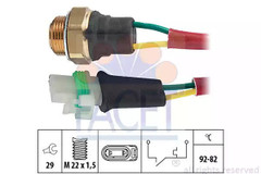 Temperature Switch, radiator fan FACET 7.5127