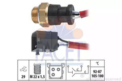 Temperature Switch, radiator fan FACET 7.5627