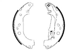 Brake Shoe Set MINTEX MSP307