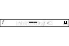Ignition HT Lead set assembled in the UK 83077