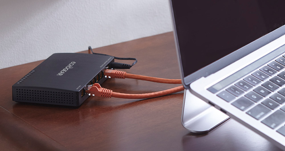 8 port fast gigabit ethernet switch from Echogear