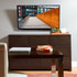 Moderize your space with a low profile tilting TV mount.