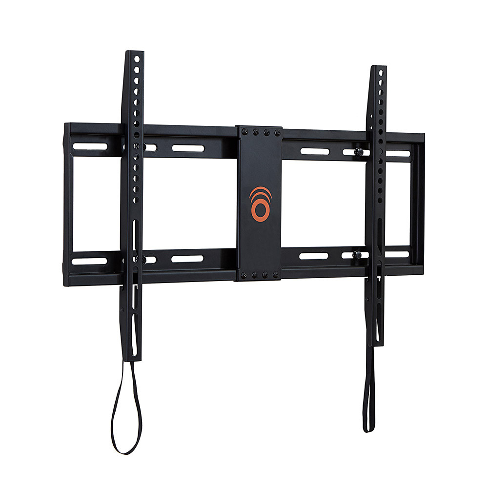 Low Profile Design Works with TVs Up to 100lbs ECHOGEAR No Stud TV Wall Mount Quick Studless Install with No Drill Steel Frame Securely Anchors TV to The Wall in Fixed Position