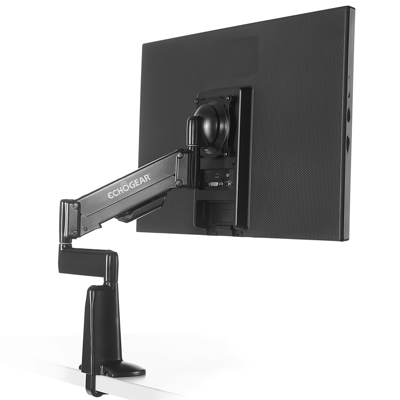 Echogear Single Monitor Desk Mount With Fully Adjustable Gas