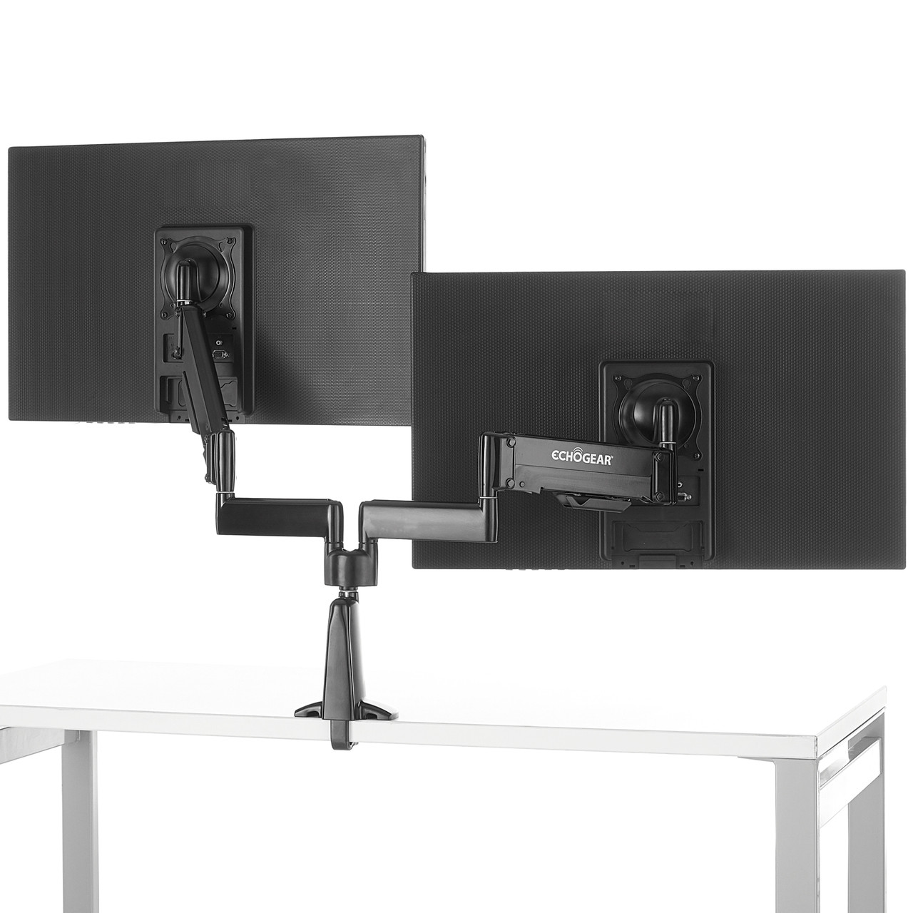 Echogear Dual Monitor Desk Mount For Gaming Office Monitors