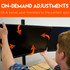 On-demand screen adjustments let you get the perfect monitor position.