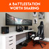 Build a sick gaming battlestation by desk mounting your monitors