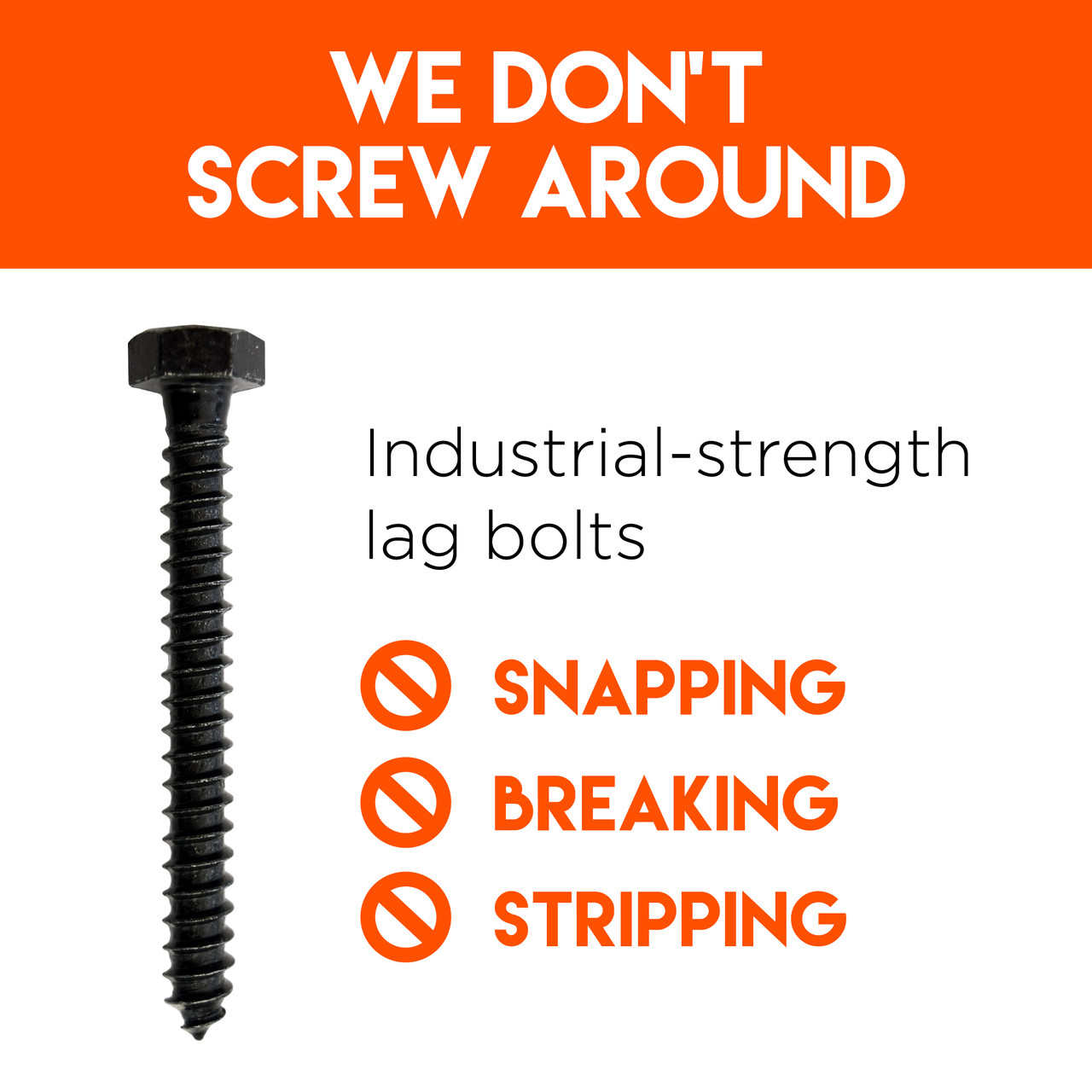 TV Mounting Hardware Pack For Concrete & Wood Stud Installations