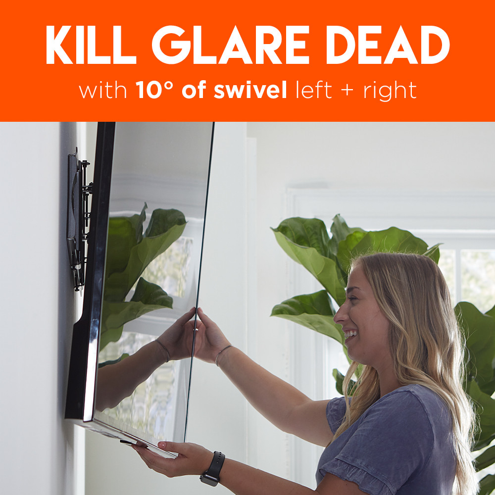 Full Tilt TV Wall Mount for TVs up to 82" Extends, Tilts, & Swivels