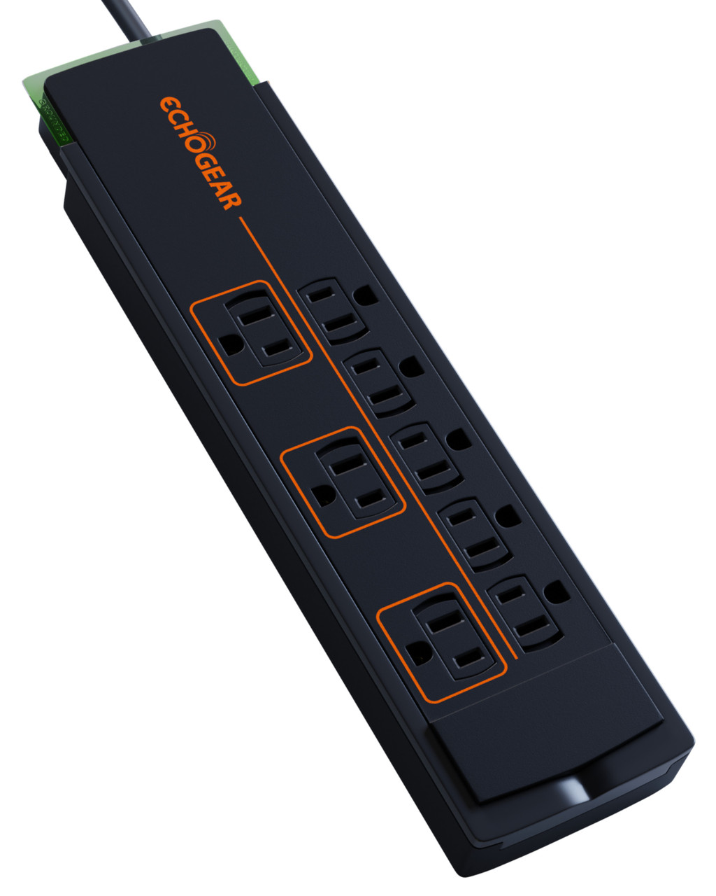 Low Profile Surge Protector Power Strip With Heavy Duty Surge