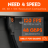 Short HDMI cable supports 120 FPS & 48 GBPS speeds