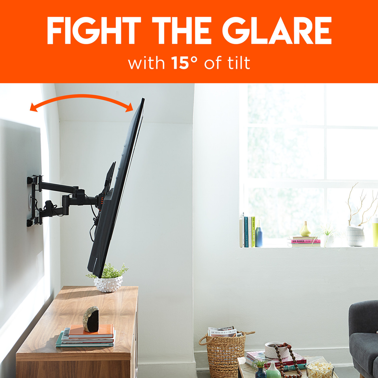 Best Full Motion TV Mount for Tv's up to 82"