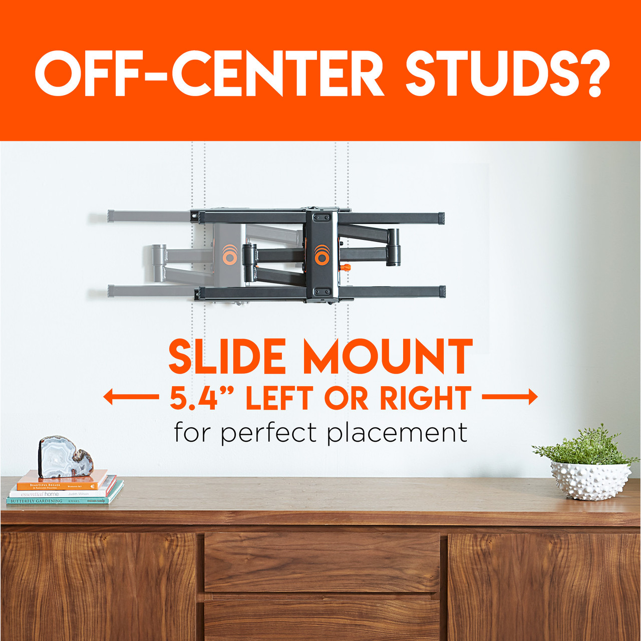 Best Full Motion TV Mount for Tv's up to 82"