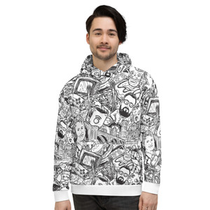 Unisex All Over The Place Echogear Hoodie