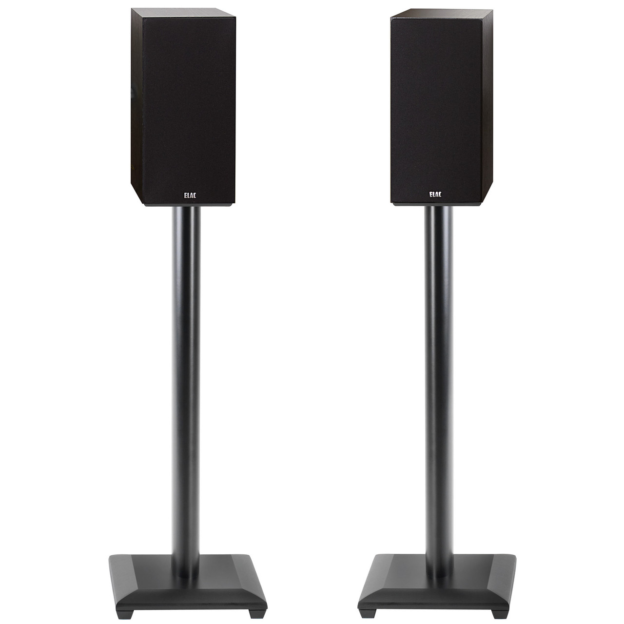 4 Pack of Premium Universal Black Satellite Surround Speaker Floor Stands