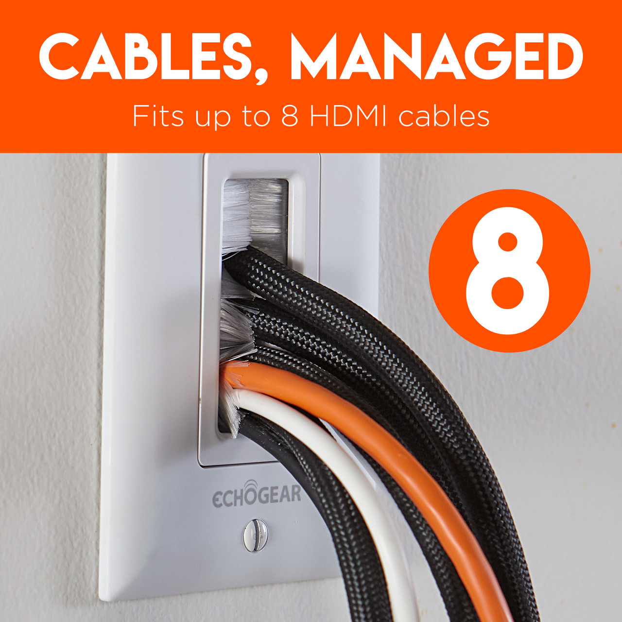 InWall Cable Management Kit Cable Hider Conceals Low Voltage Cords