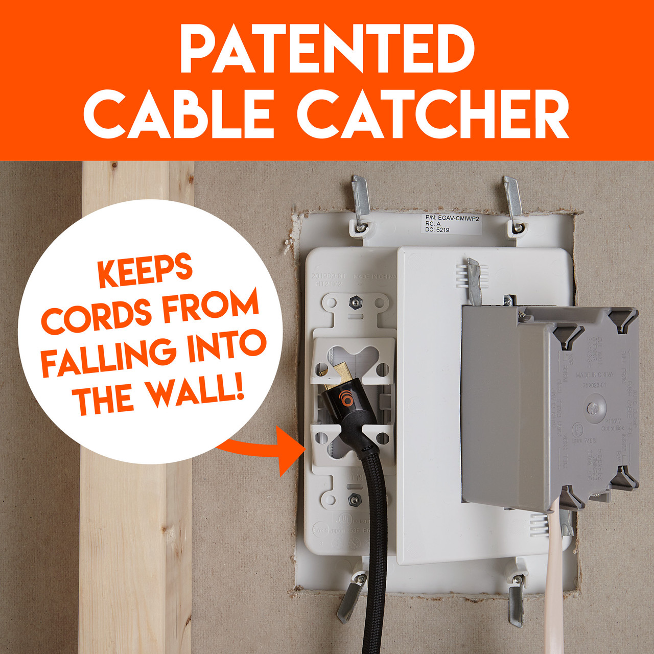 InWall Cable Management KitHide TV Power Cables & Low Voltatge Wires