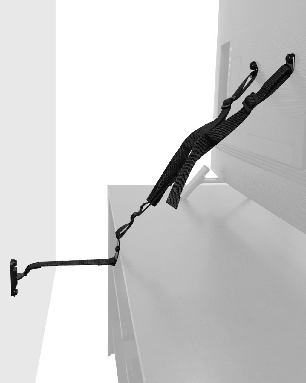 TV Anti-Tip Strap for XL TVs and TV Stands weighting up to 200 lbs.