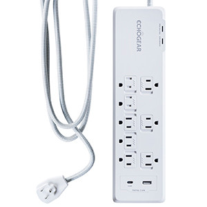 Surge Protection Power Strip - EGAV-ASUC82-W1