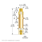 TX-100910-1 Coaxial Test Probe (with Flange)