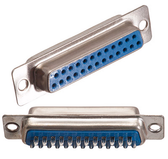 D-Sub DB25 Female Solder Cup Connector