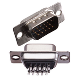D-Sub HD15 Male Solder Cup Connector