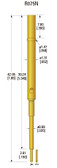 (.075mil spacing) Wireless Receptacle for TX-TOP075 Spring Probes (Pack of 25 @ $5.99/ea)