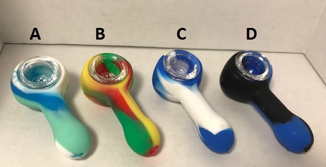 Handle that SMALL SILICONE PIPE W/REMOVABLE GLASS BOWL with Care - The Vape  Mall