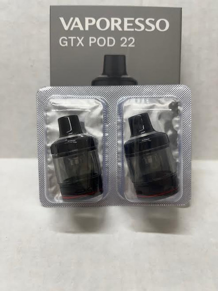 Vaporesso GTX 22 Empty Pod 2 Pack (No coil) - The Vape Mall