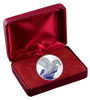 2014 Year of the Horse - Pegasus 1oz Silver Coloured Proof Tokelau Coin - red presentation case