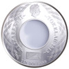2013 Year of the Snake - Snake Infinity 1oz Silver Ring-Shaped Coloured Proof Tokelau Coin - Reverse